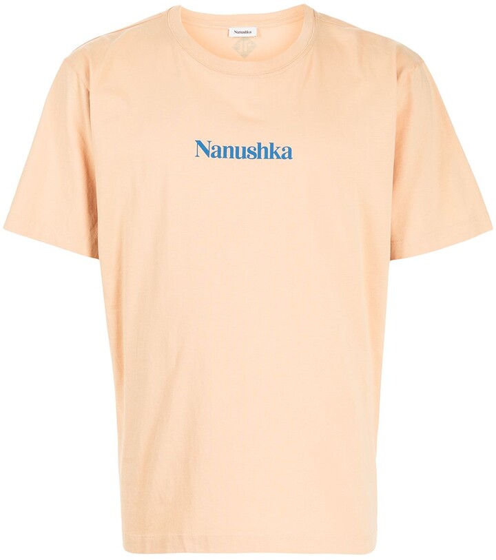 Nanushka Reece logo-print cotton T-shirt - ShopStyle