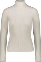 Thumbnail for your product : Courreges Long-sleeved Ribbed Knit Jumper