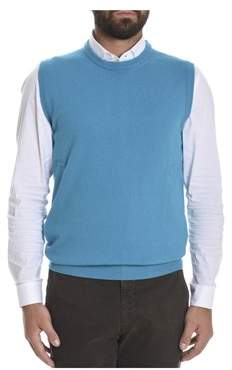 Altea Men's Blue Wool Vest.