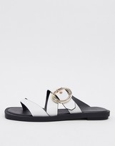 Thumbnail for your product : Topshop toe post strappy sandal in white
