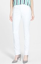 Thumbnail for your product : NYDJ 'Sheri' Stretch Skinny Jeans (Optic White)