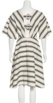 Thumbnail for your product : Tibi Striped A-Line Dress