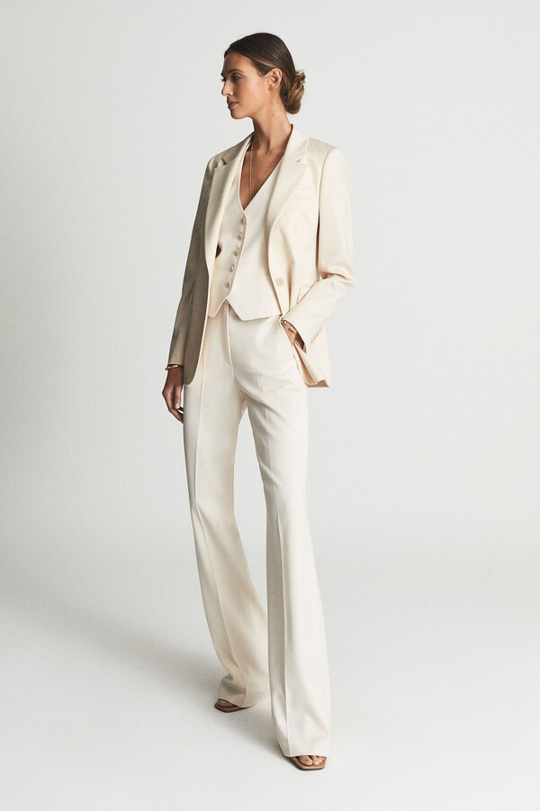 Reiss Ladies Wool Petite Premium Single Breasted Suit Blazer - ShopStyle