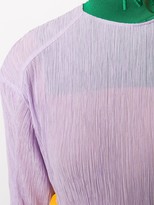 Thumbnail for your product : Nina Ricci Pleated Half Sleeves Blouse