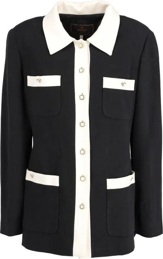 Fendi Pre-Owned Pocket Button Jacket