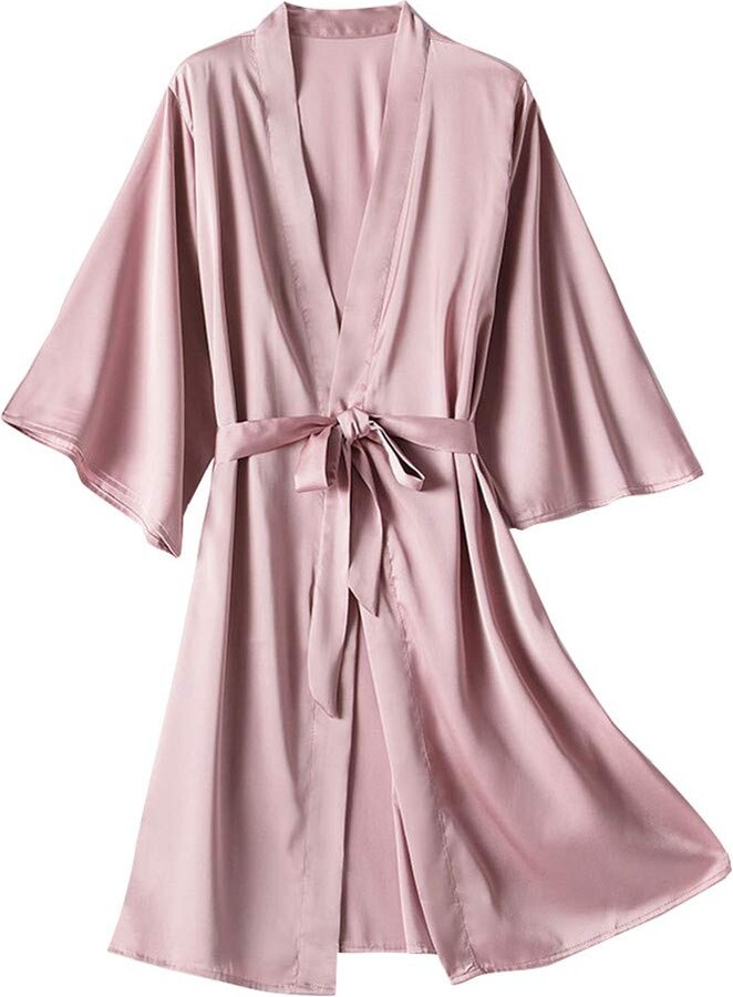 TIF Short Dressing Gowns for Women UK Dressing Gown with Hood Plus Size