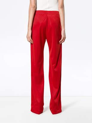 Givenchy Red logo stripe track pants