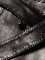 Thumbnail for your product : Frame Leather Trench Coat