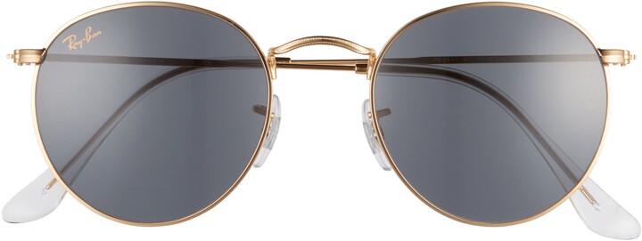 Ray-Ban Icons 50mm Round Metal Sunglasses - ShopStyle