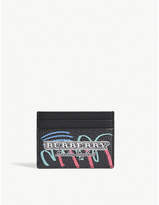 Burberry Graffiti leather card holder 