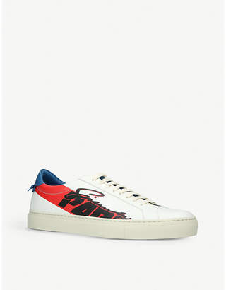 Givenchy Motorcross Urban Street leather trainers