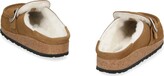 Thumbnail for your product : Birkenstock Buckley Shearling Suede And Fur Slippers