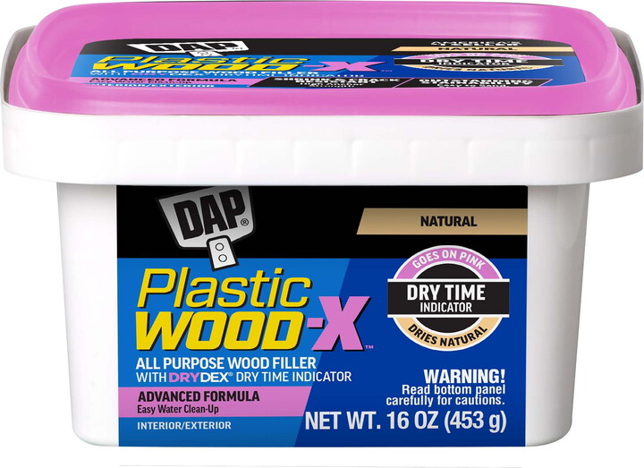 D.A.P. Plastic Wood-X with DryDex 16 oz Natural Wood Filler Adhesive