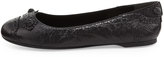 Thumbnail for your product : Balenciaga Arena Brogue Perforated Ballerina Flat, Black