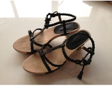 Thumbnail for your product : Sessun Black Leather Mules & Clogs