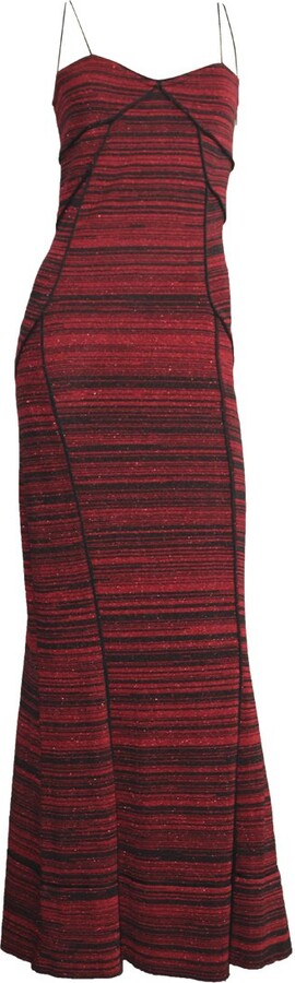 Maria Aristidou Black / Red Belle Âme Maxi Dress
