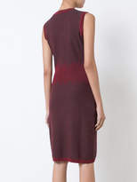 Thumbnail for your product : Carolina Herrera sleeveless patterned knit dress