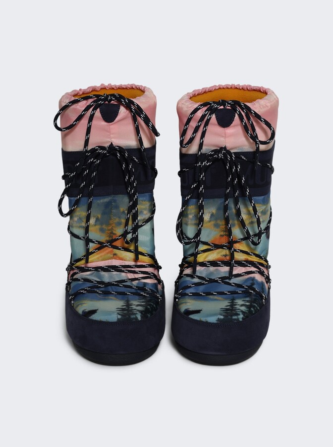 Moon Boot X Guest In Residence Icon High Postcard Boots Midnight