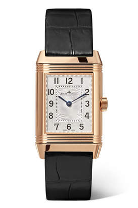 Jaeger-LeCoultre JaegerLeCoultre - Reverso Classic Duetto 21mm Small Rose Gold, Alligator And Diamond Watch