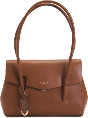 Womens Bags Top-handle bags Blue Radley Leather London Womens Market Street Small Open Top Grab 