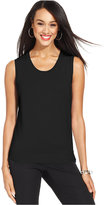 Thumbnail for your product : Charter Club Sleeveless Crew-Neck Shell