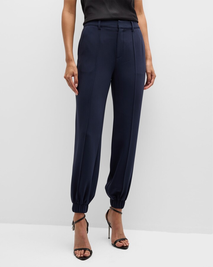 Ny Collection Petite Stretch Crepe Jogger Pants