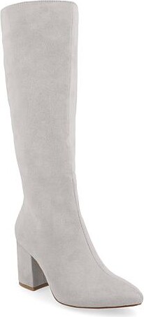 Journee Collection Womens Tru Comfort Foam Ameylia Boots - Extra Wide - Gray/Grey - 12w