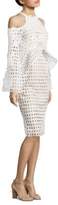 Thumbnail for your product : Thurley Staccato Cold-Shoulder Lace Bell-Sleeve Dress