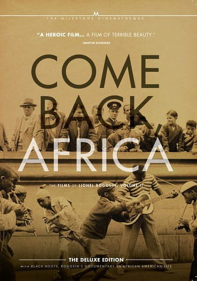 Come Back, Africa: The Films of Lionel Rogosin: Volume 2 (DVD), Milestone Video, Documentary