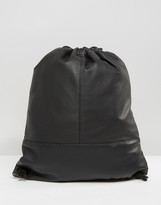 Thumbnail for your product : ASOS Leather Drawstring