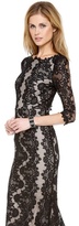 Thumbnail for your product : Alice + Olivia Jae Open Back Gown
