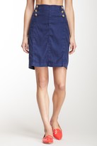 Thumbnail for your product : Level 99 Melody Sailor Linen Blend Skirt