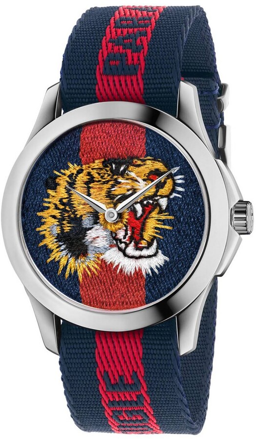 gucci watch men blue