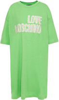 Thumbnail for your product : Love Moschino Printed Cotton-jersey Mini Dress