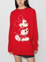 Thumbnail for your product : Miu Miu Red Mickey Mouse Mini Sweater Dress