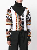 Thumbnail for your product : Aalto roll neck patterned jumper