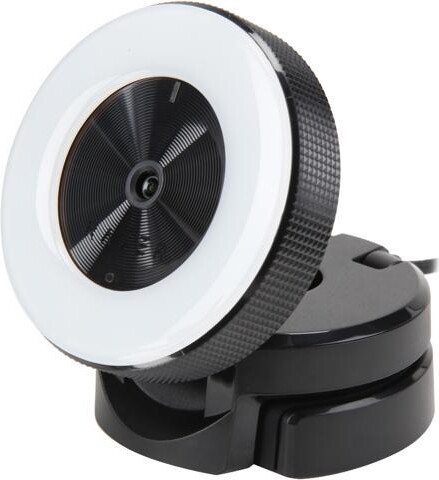 Razer Kiyo Streaming Webcam: 1080p 30 FPS / 720p 60 FPS - Ring Light w/Adjustable Brightness - Built-in Microphone - Advanced Autofocus, Black