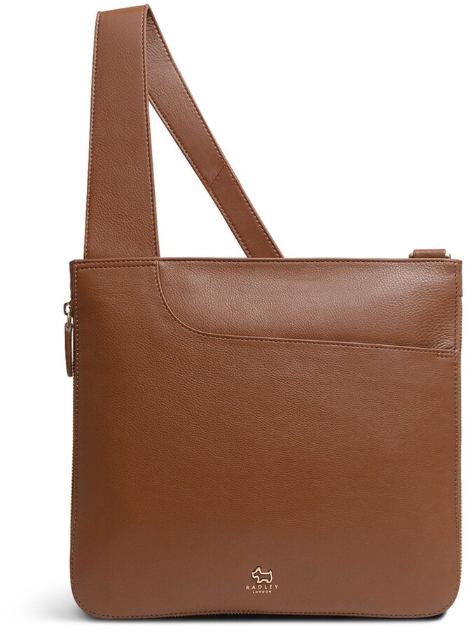 Radley London Women's Pockets Large Leather Zip Around Crossbody Bag