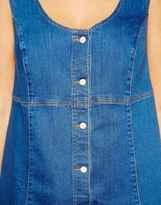 Thumbnail for your product : ASOS CURVE Denim Dress With Button Front