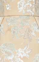 Thumbnail for your product : Rochas Floral Bonded Duchesse Satin Dress