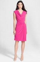 Thumbnail for your product : Adrianna Papell Draped Side Knot Jersey Dress