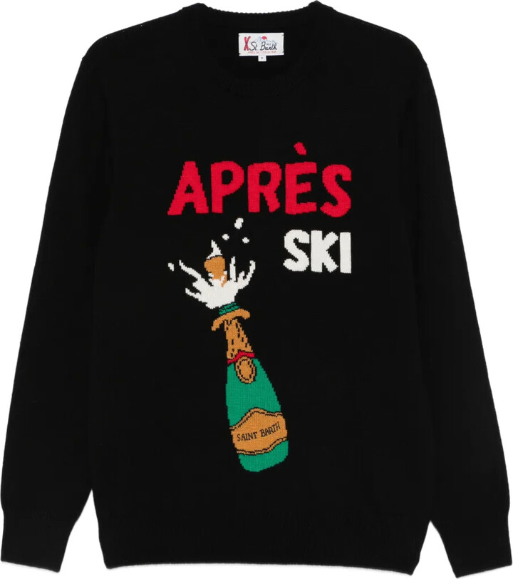 MC2 Saint Barth Heron graphic-intarsia sweater