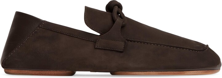 Bottega Veneta Nubuck Leather Daddy Loafers