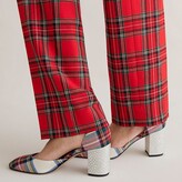 Thumbnail for your product : J.Crew Maisie studded heels in Stewart tartan