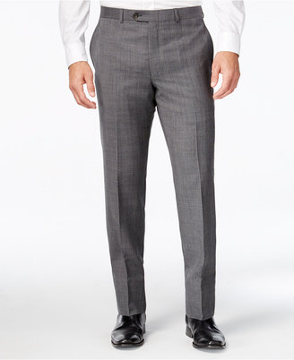Lauren Ralph Lauren Men's Gray Plaid Ultraflex Pure Wool Big and Tall Classic-Fit Suit