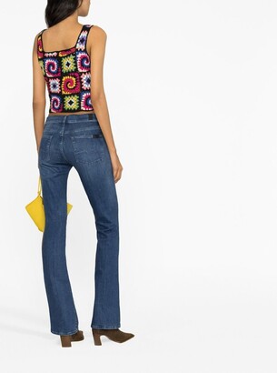 7 For All Mankind Low-Rise Bootcut Jeans