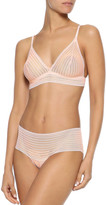 Thumbnail for your product : Cosabella Sweet Treats Shadow Stripe Stretch-lace Bralette