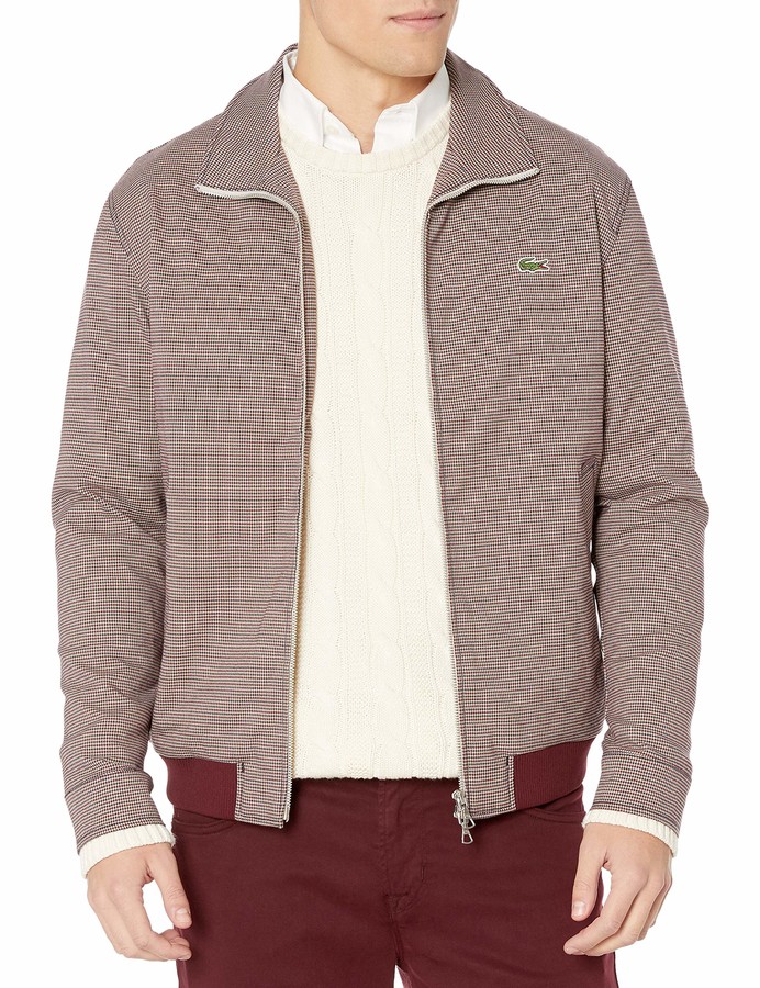 lacoste gingham jacket