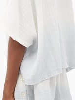 Thumbnail for your product : Anaak Kai V-neck Dip-dyed Cotton Top - White Multi