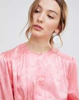 Thumbnail for your product : MBYM Satin Button Front Blouse